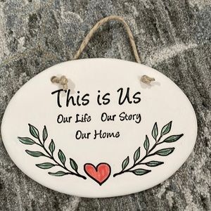 NWOT Ceramic Plaque